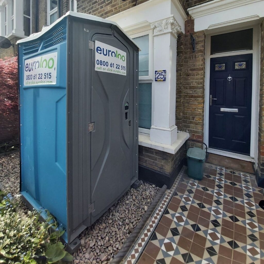 euroloo in front garden