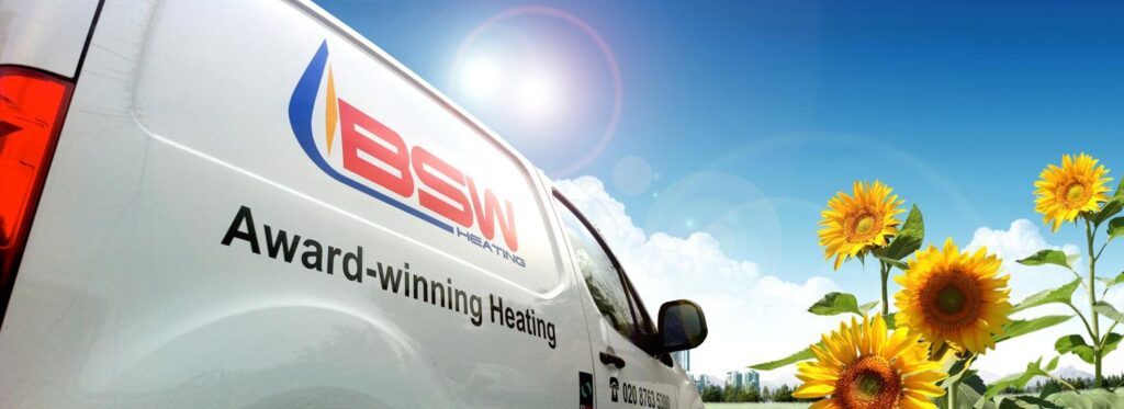 Bsw Heating Van With Sunflowers