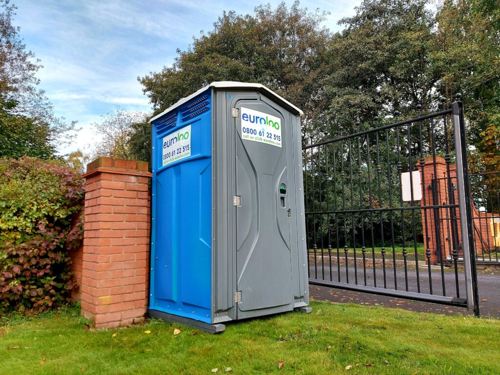 euroloo toilet outside railings