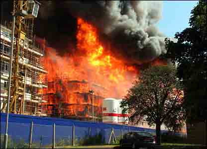 Construction site fire safety