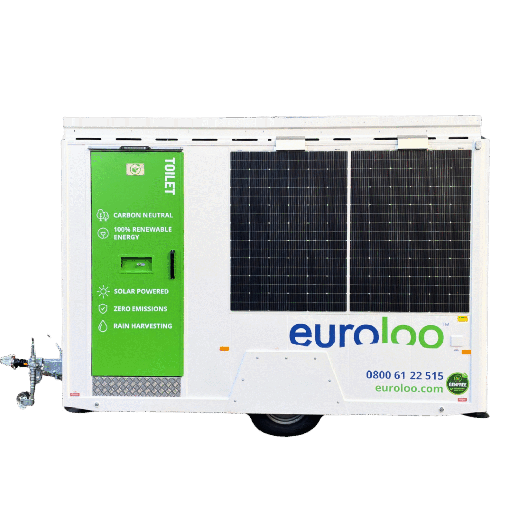 Solar Toilet Trailer 2+2