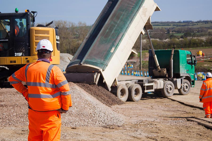 SSG Contracts tipper truck