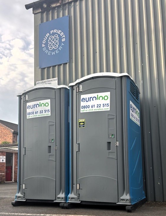 Portable Toilet For Delivery Drivers At A Commercial Site Provided By Euroloo