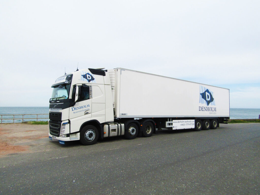 Denholm Uk Logistics Lorry On The Road