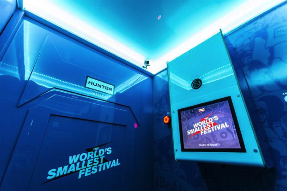 festival in a portable toilet festival in a portable toilet